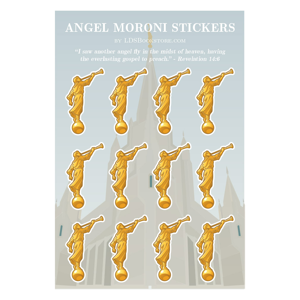 Angel Moroni Sticker Pack - LDP-SS-MORONI