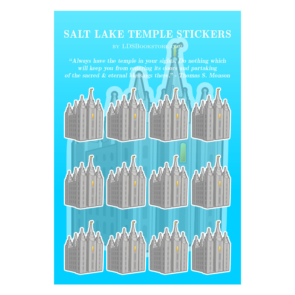 Salt Lake City Temple Sticker Pack - LDP-SS-TEMPLE