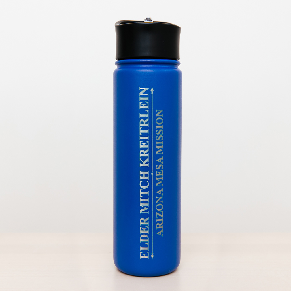 Personalized Mission Water Bottle - Classic - LDP-WB-MSN