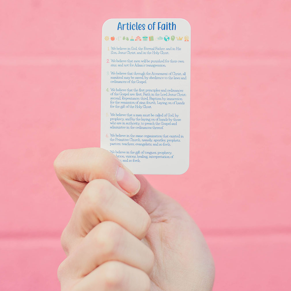 Articles of Faith Pocket Card - Kids - LDP-PKC324